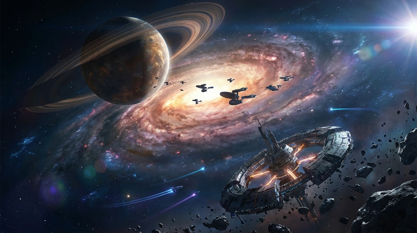 Star Wars Space Opera style landscape