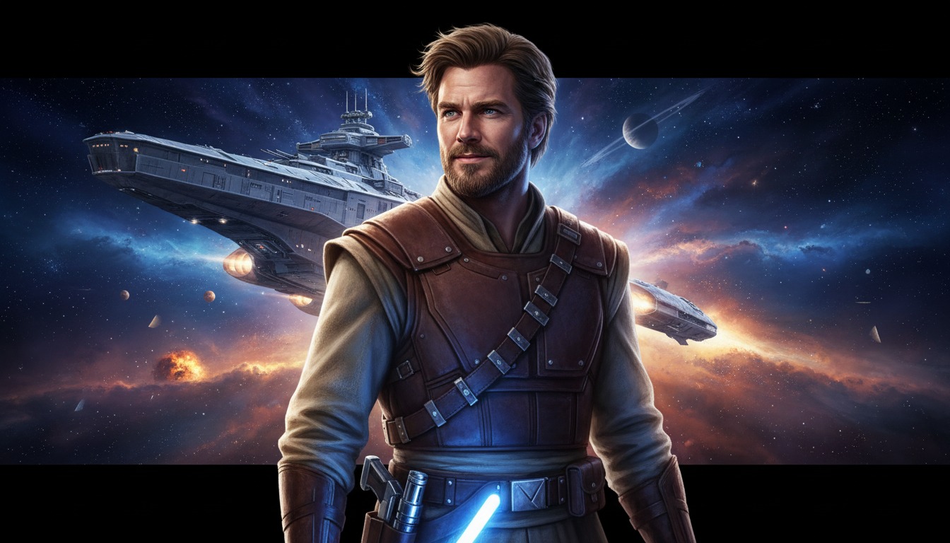 Star Wars Space Opera style portrait