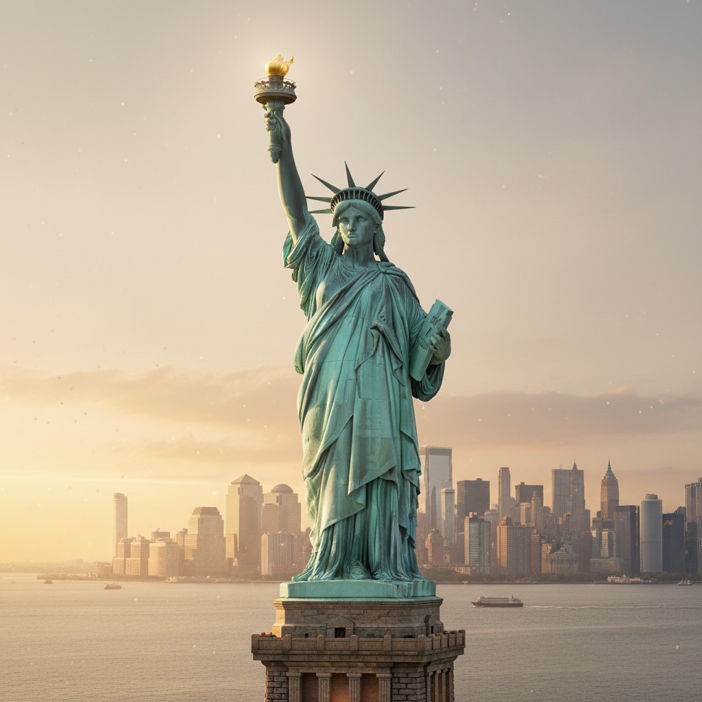 Statue of Liberty character hero