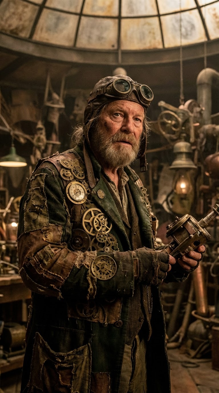 Terry Gilliam's Fantastical Aesthetic style portrait