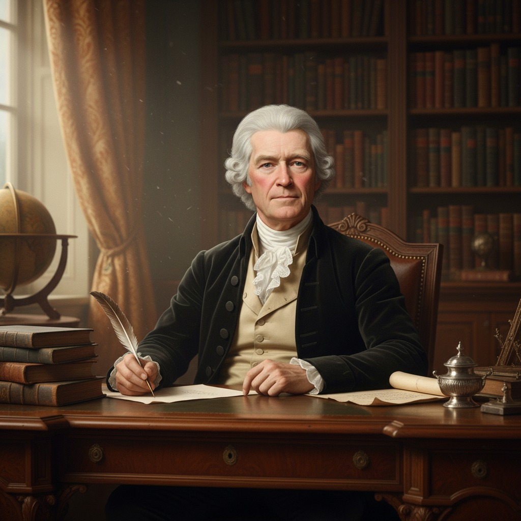 Thomas Jefferson character hero