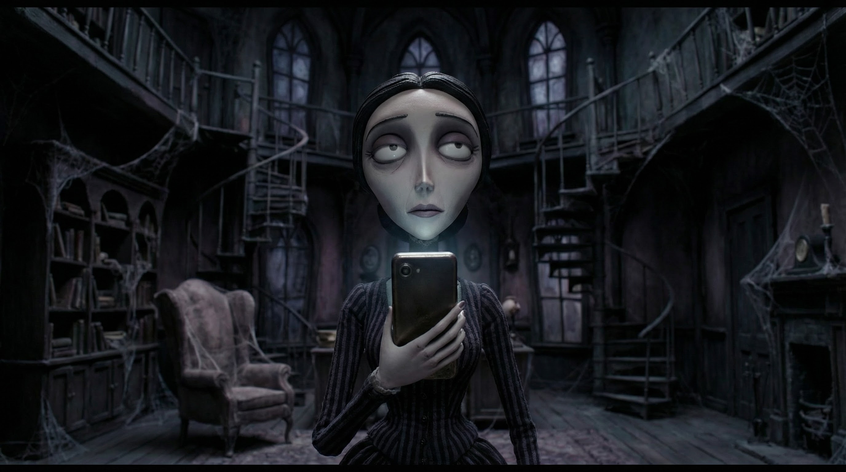 How to create Tim Burton Gothic style - Step 3