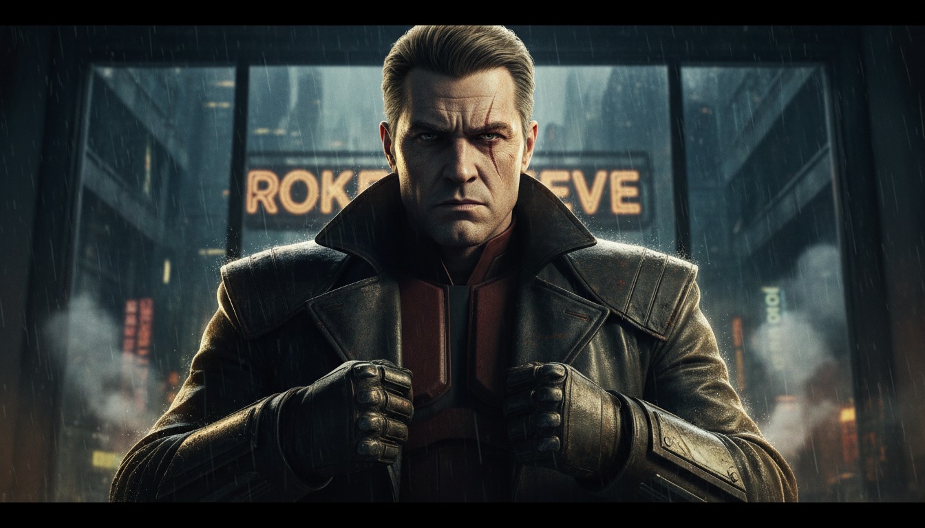 Watchmen style portrait