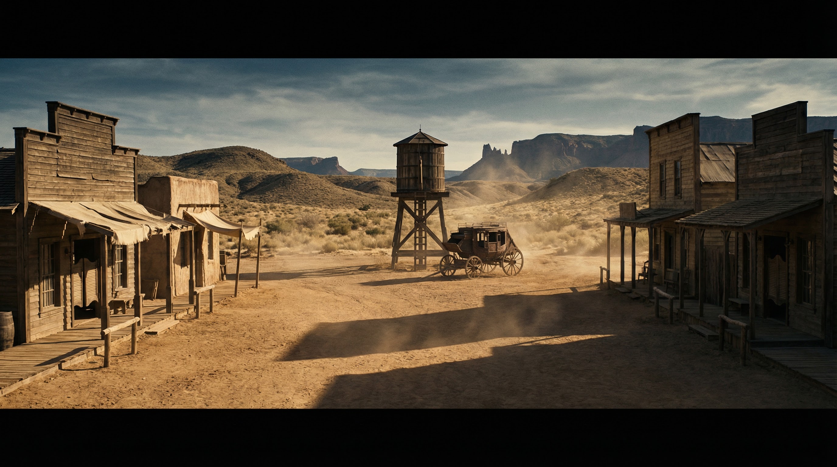 Western Style Like The Good The Bad And The Ugly landscape