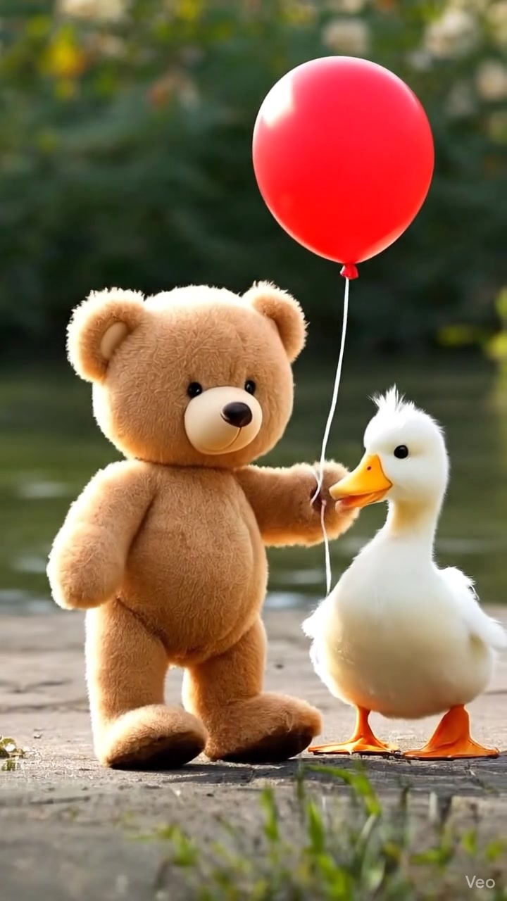 Teddy Bear and Chuckie Duck's Park Adventure