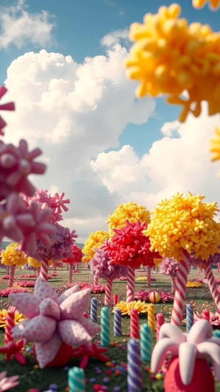 The Enchanted Candy Tree Forest