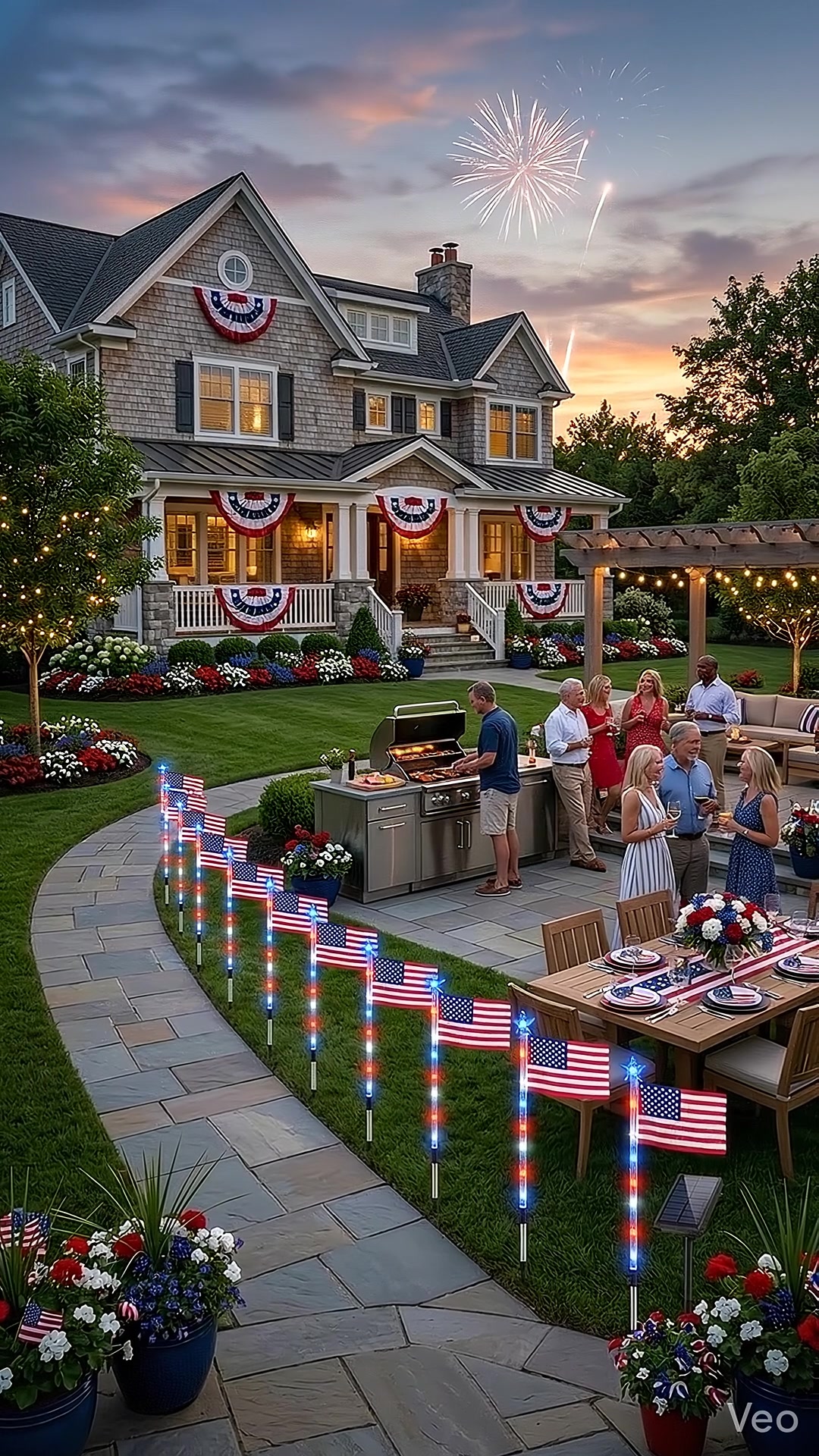 Transform Your Yard with Solar Flag Lights!