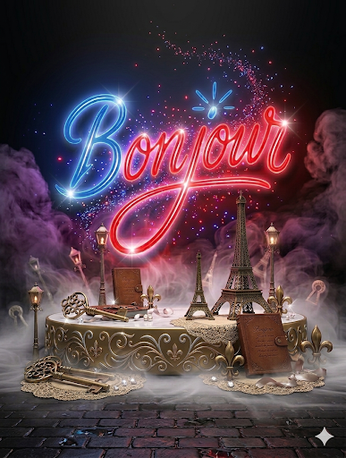 Animated Conversations at a Parisian Café