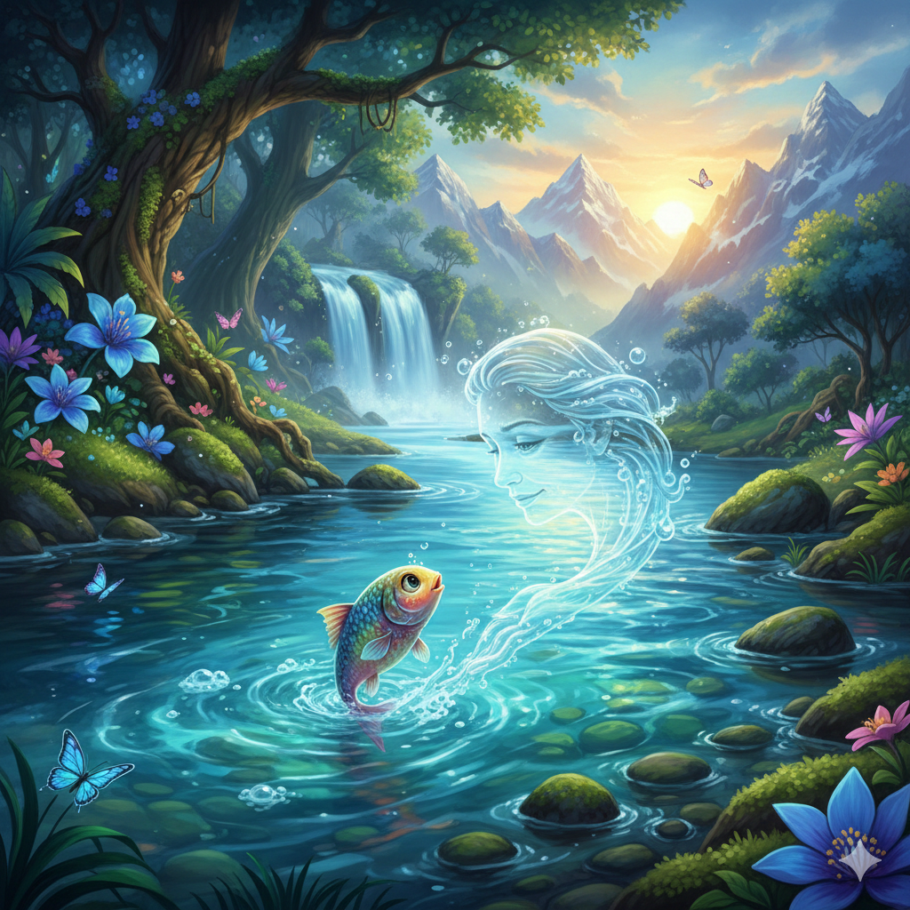 नदी और नन्हीं मछली