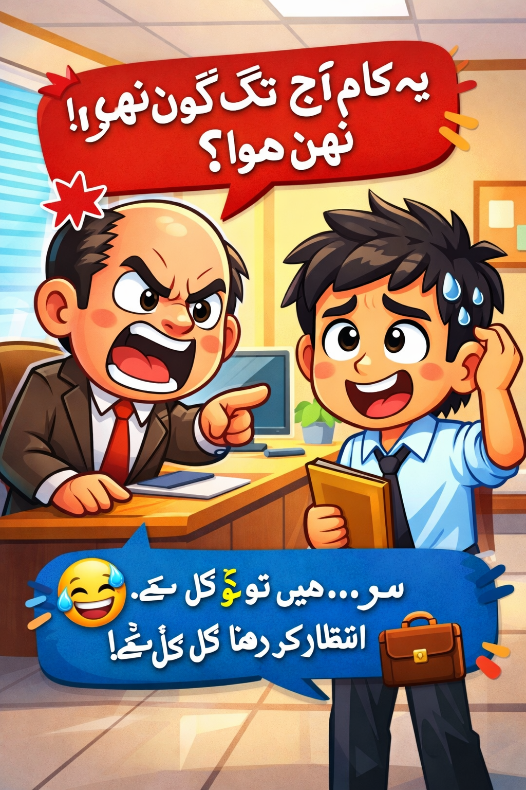 آفس کی مزاحیہ باتیں