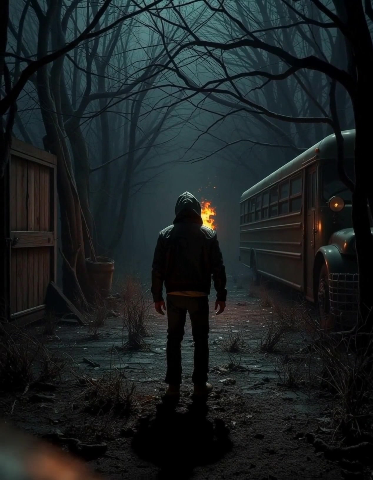 Chased by the Demon: A Haunting Visual Journey