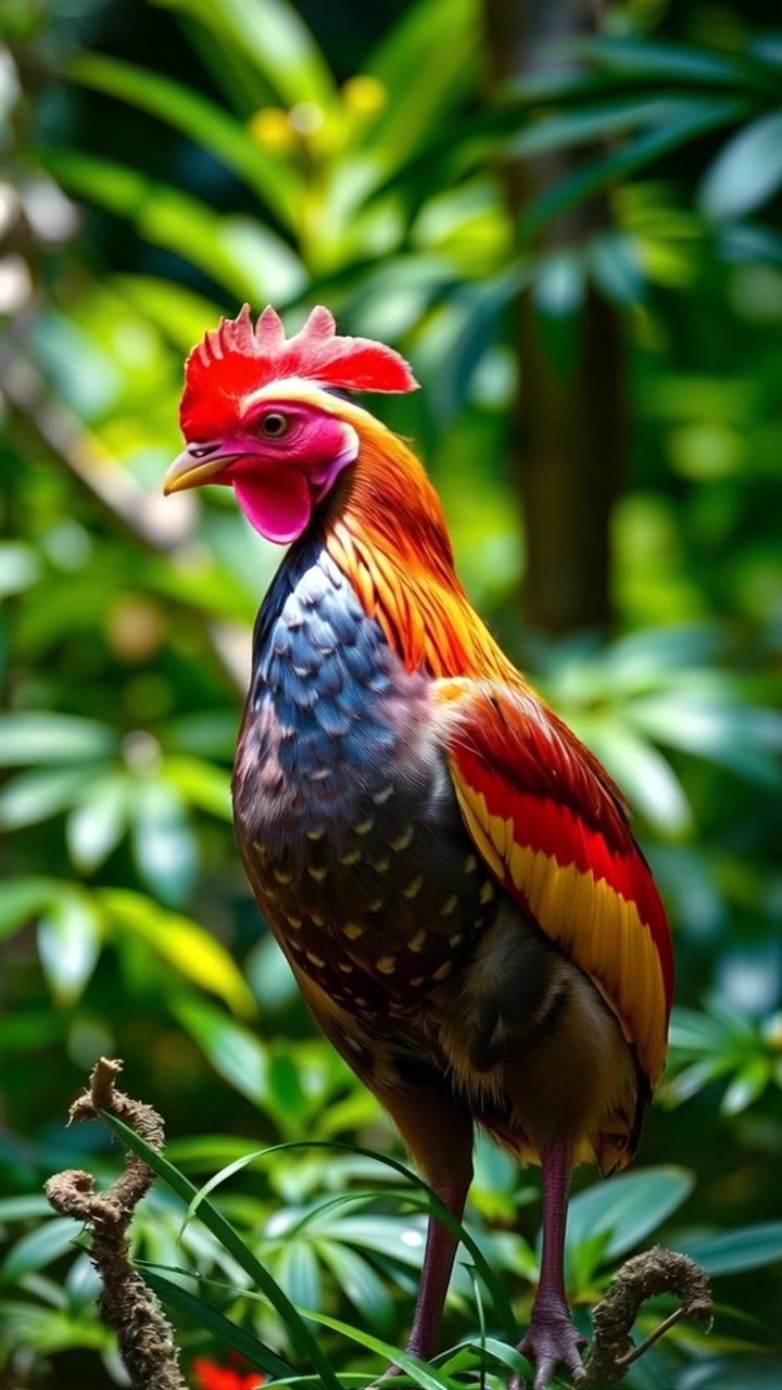 Keindahan Ayam Hutan Sri Lanka: Spesies Endemik yang Terancam