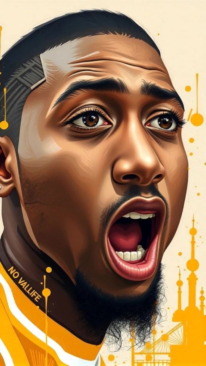 Subject: A young man with his mouth slightly open and jaw dropped, expressing surprise or awe. Subject movement: He turns his head slowly from side to side, eyes wide with amazement as he takes in his surroundings. Scene: An expansive, breathtaking view of a mountain landscape bathed in golden sunset light. Style: Warm, inviting hues illuminating the sky and peaks, creating a serene atmosphere. Motion: The camera performs a slow push-in to capture the young man's expression, then pans gently to reveal the stunning backdrop of the mountains, framed by soft, rolling clouds.