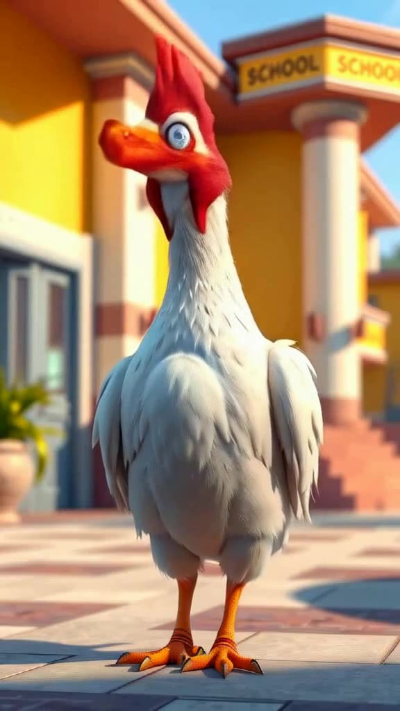 Ayam Cerdas di Kelas Ujian