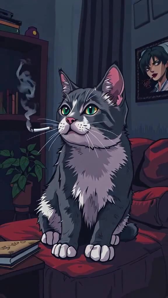 Kucing Nakal dan Rokok Ajaib