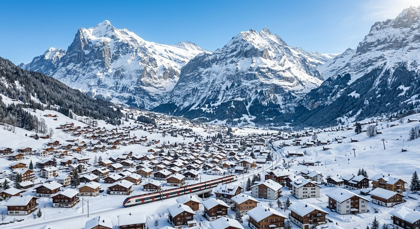 Cinematic Journey Through the Swiss Alps