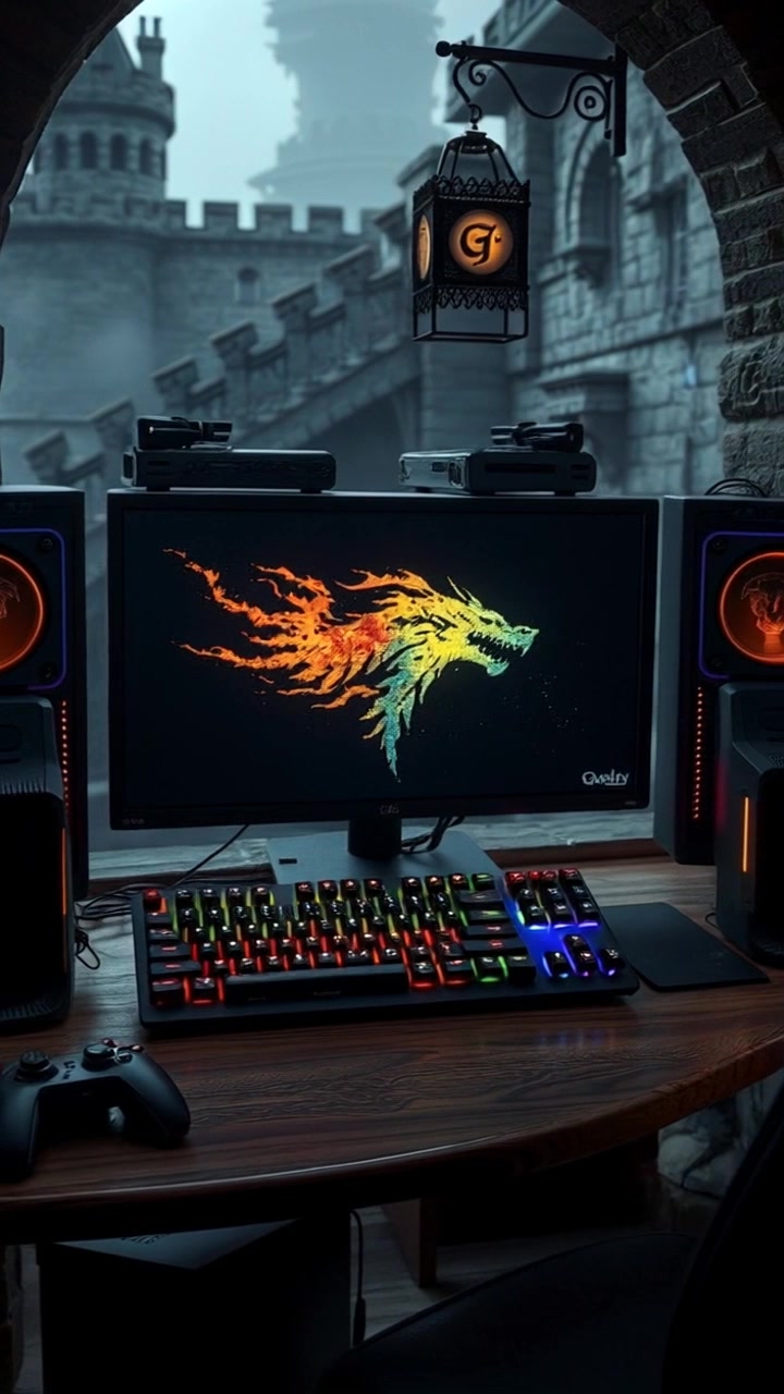Boy Eats Lava with Epic Gaming Setup!