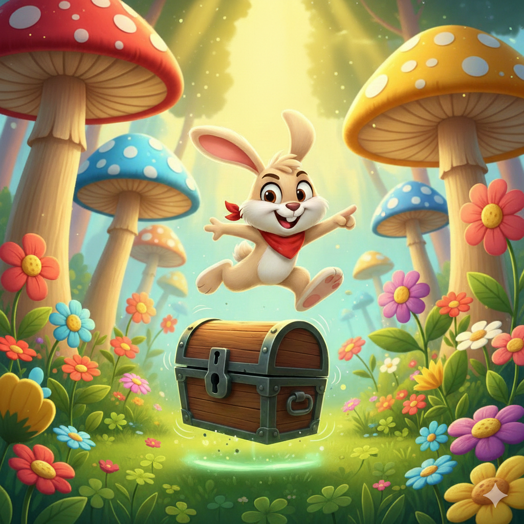 Bouncy Bunny and the Hidden Treasure