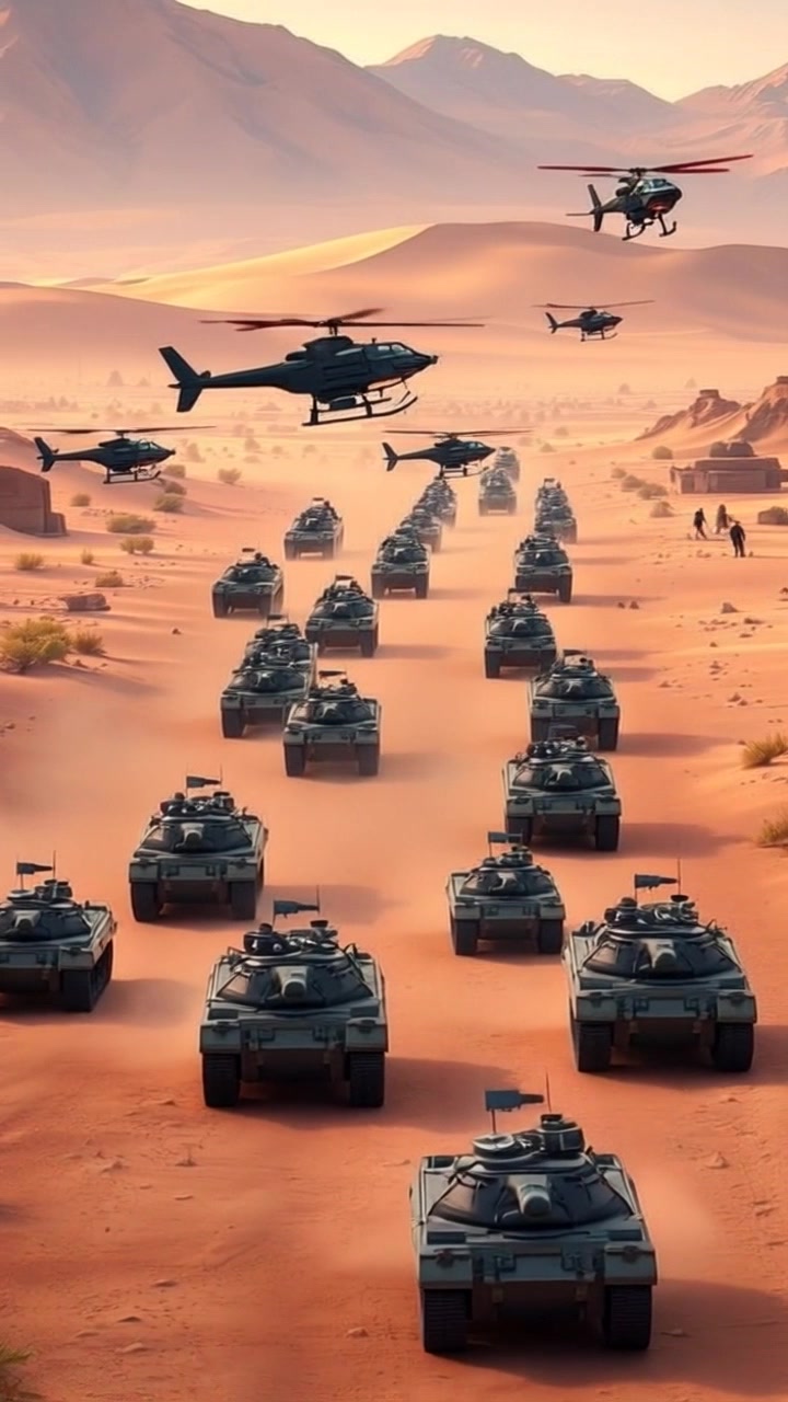 Military Assault on Tranquil Village