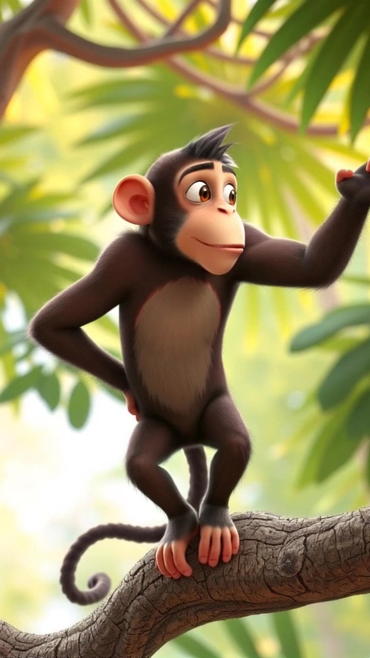 लालची बंदर और फल का नुकसान