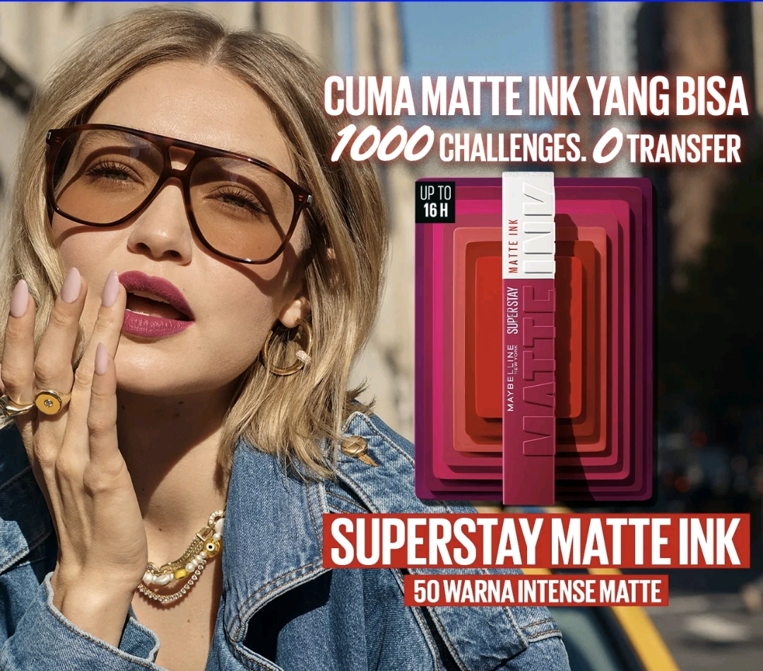 Tahan Lama! Uji SuperStay Matte Ink Maybelline
