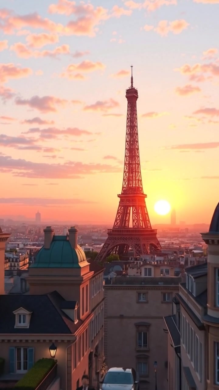 Dawn of Love in Paris: A Cinematic Romance