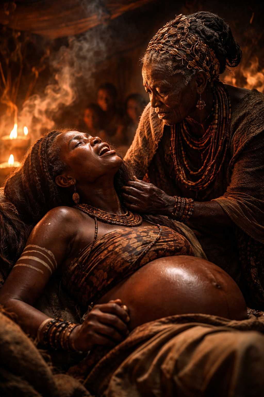 Echoes of Tradition: A Birth in Time