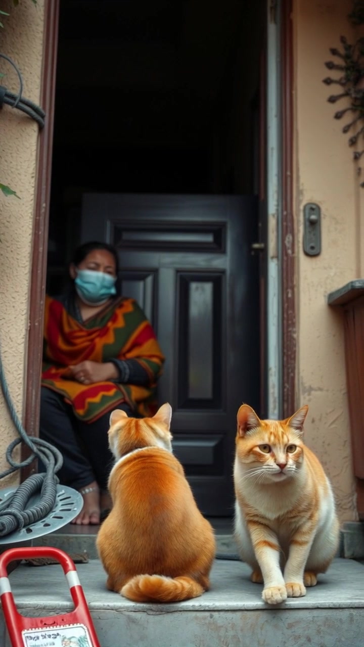 Persahabatan Tak Terduga: Kucing Liar dan Wanita Tua