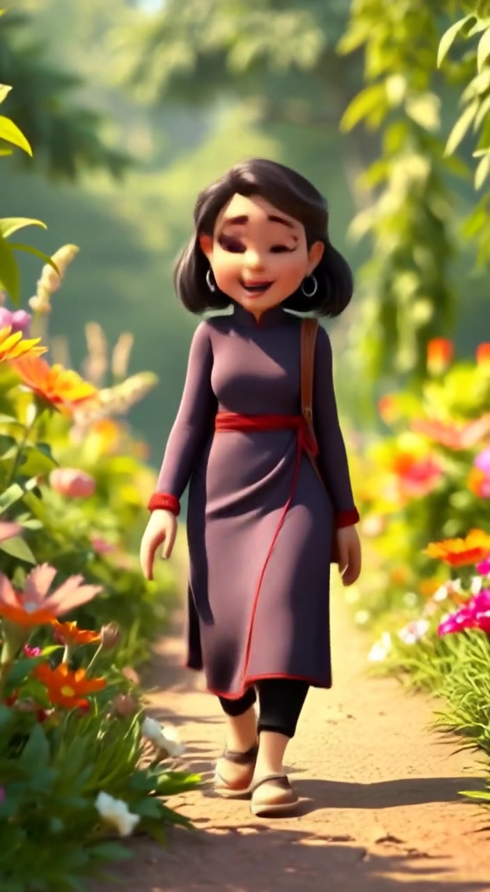 Ma'am, the Monkey, and the Joyful Garden