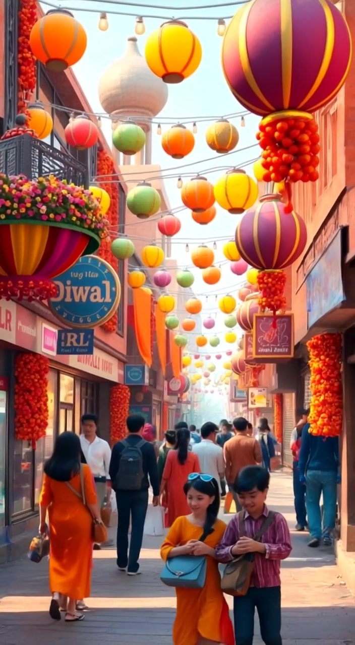 Diwali Joy: A Festive Encounter