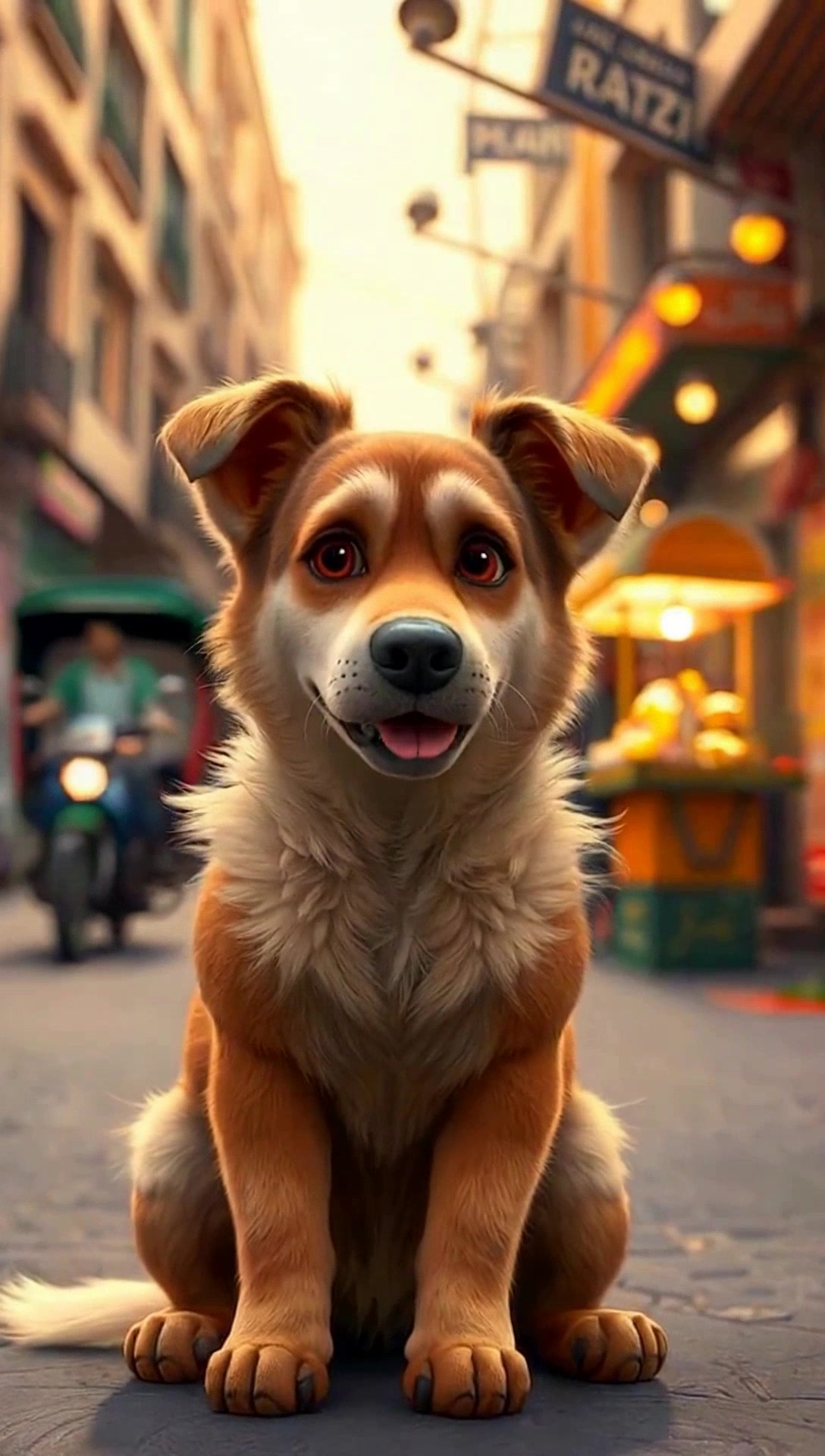 From Hunger to Loyalty: A Stray Dog's Journey