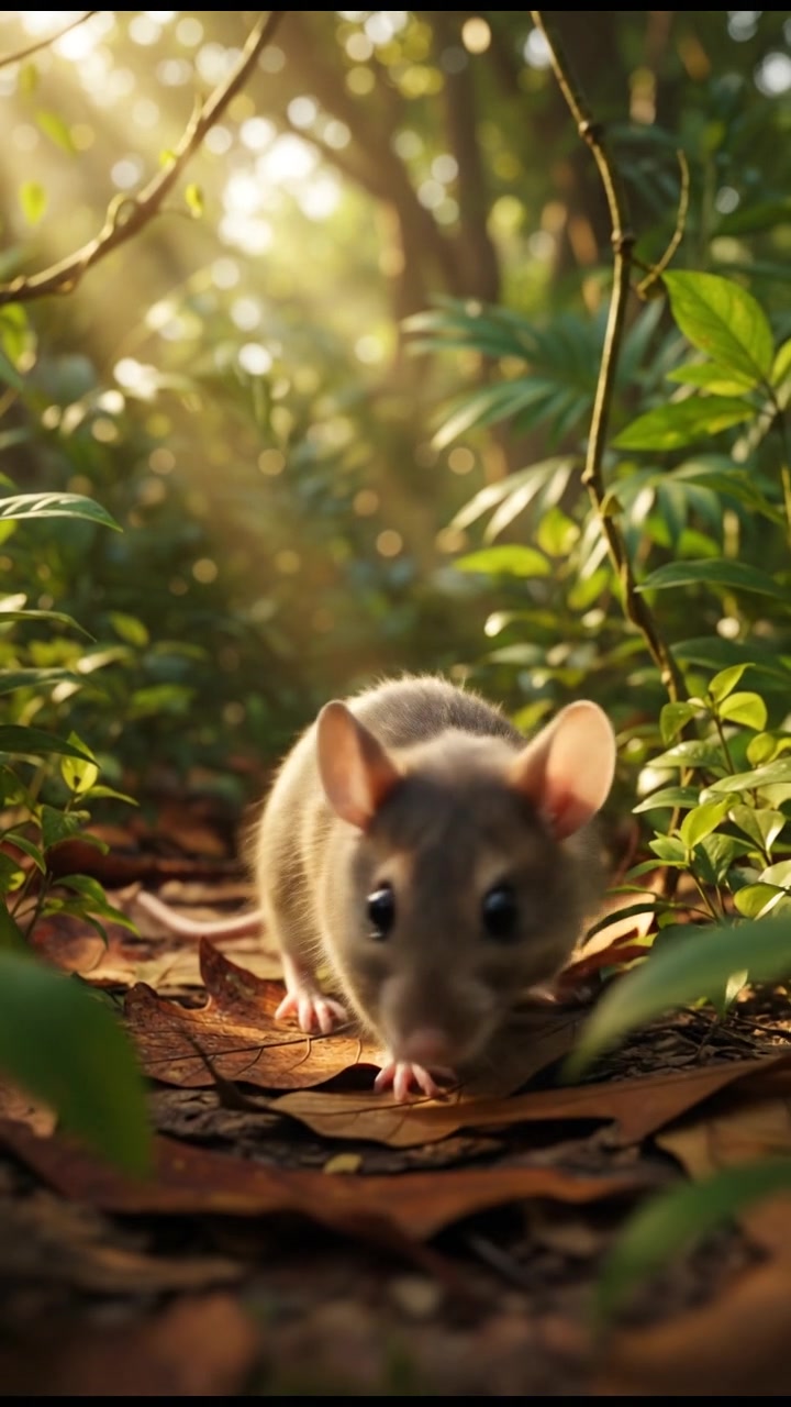 Gorilla Saves Rat by Battling Giant Python!