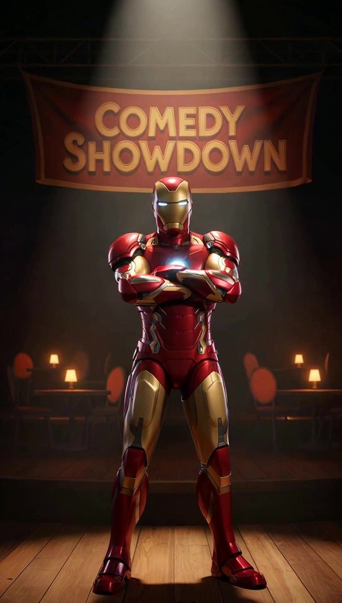 SpongeBob vs Iron Man: Stand-Up Comedy Challenge!