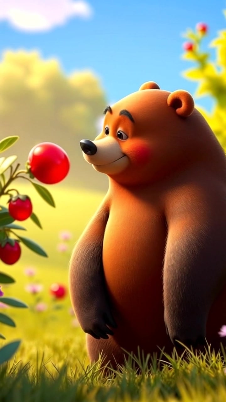 Berry-Rolling Bear's Fun Adventure!