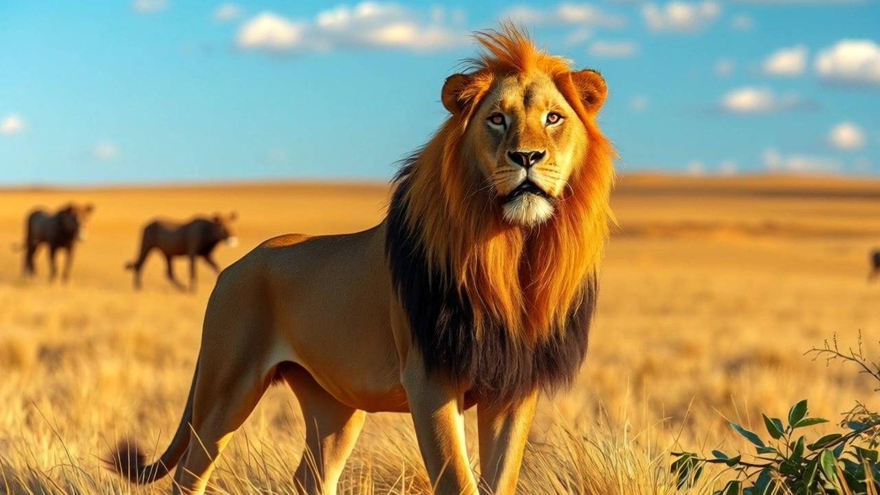 The Lion and the Giraffe: A Lesson in Respect