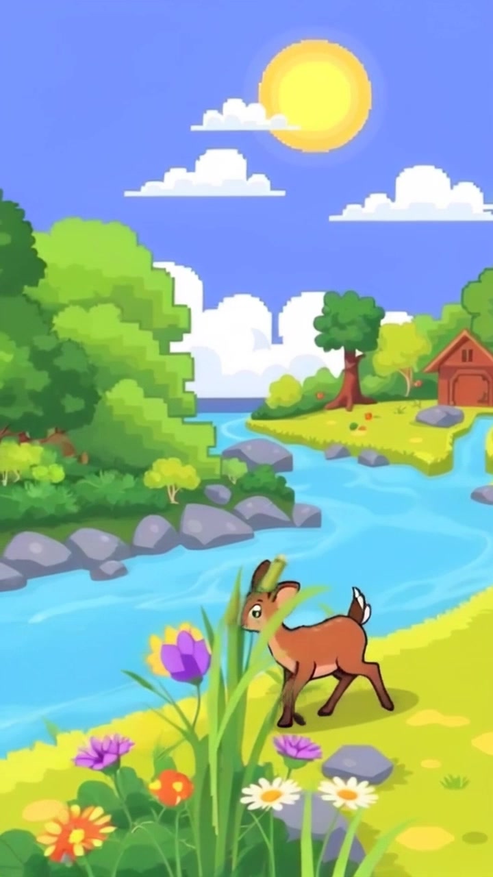 Kiko si Kancil dan Buaya Cerdik