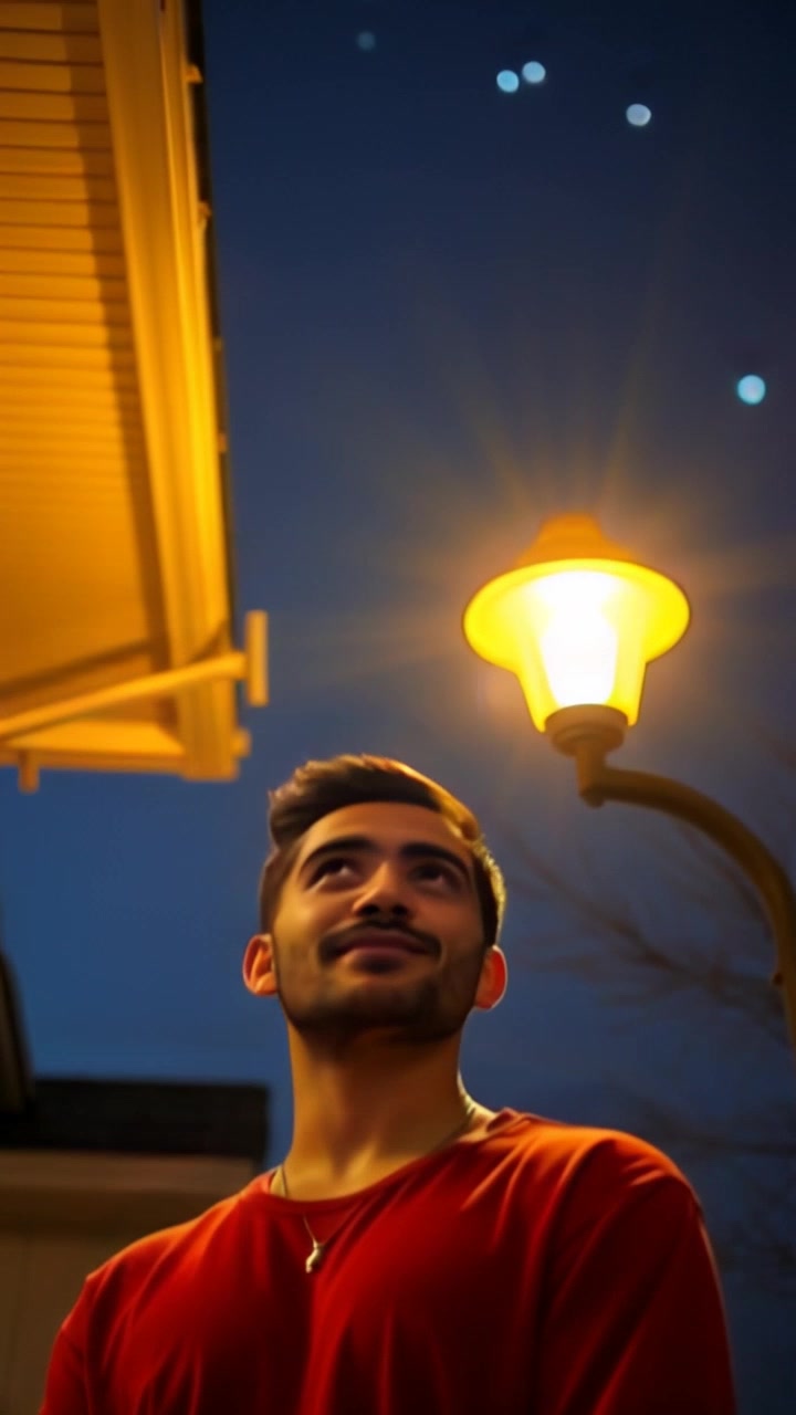 Amir's Night Shopping Adventure with Cats