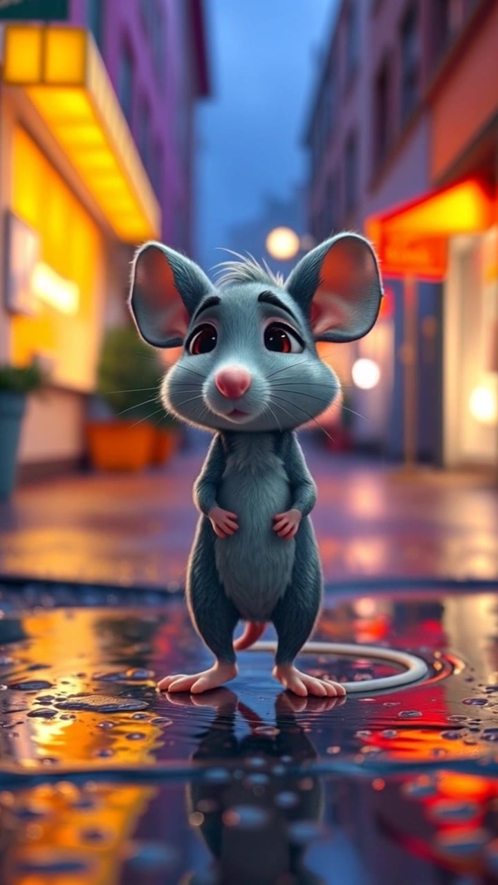 A Mouse in the Rain: A Tale of Solitude