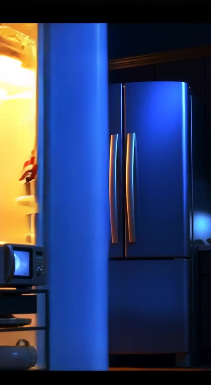 Midnight Snack Shenanigans: The Sassy Fridge!