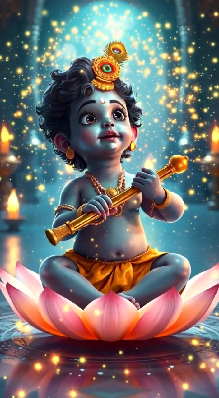 Joyful Innocence of Baby Krishna