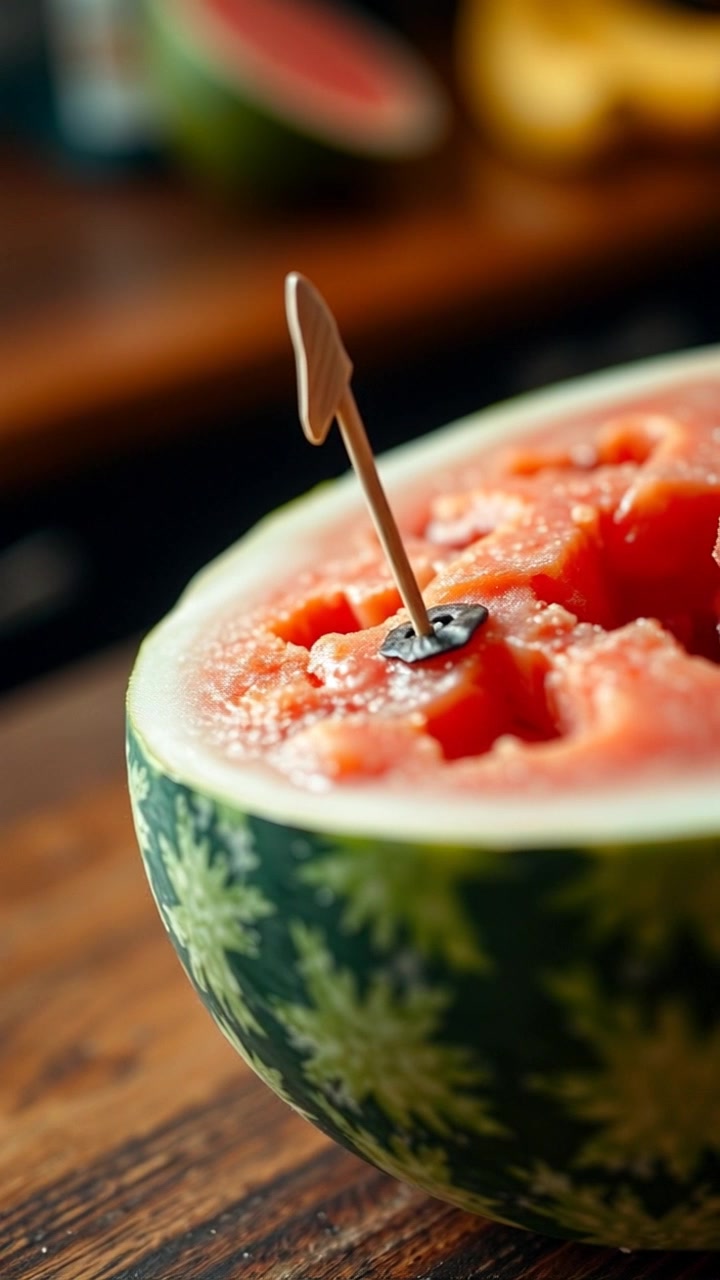 Hyper-Realistic Glass Watermelon Slicing ASMR