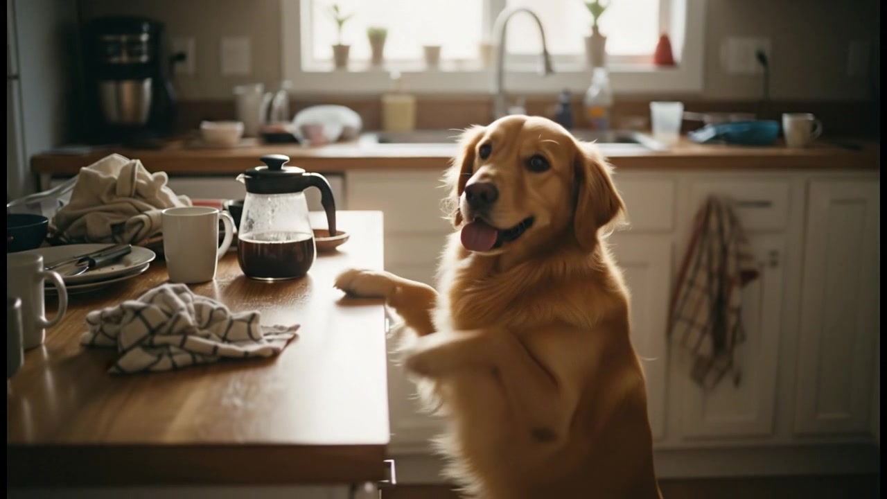 A Cat and Dog Brew Bitter Coffee