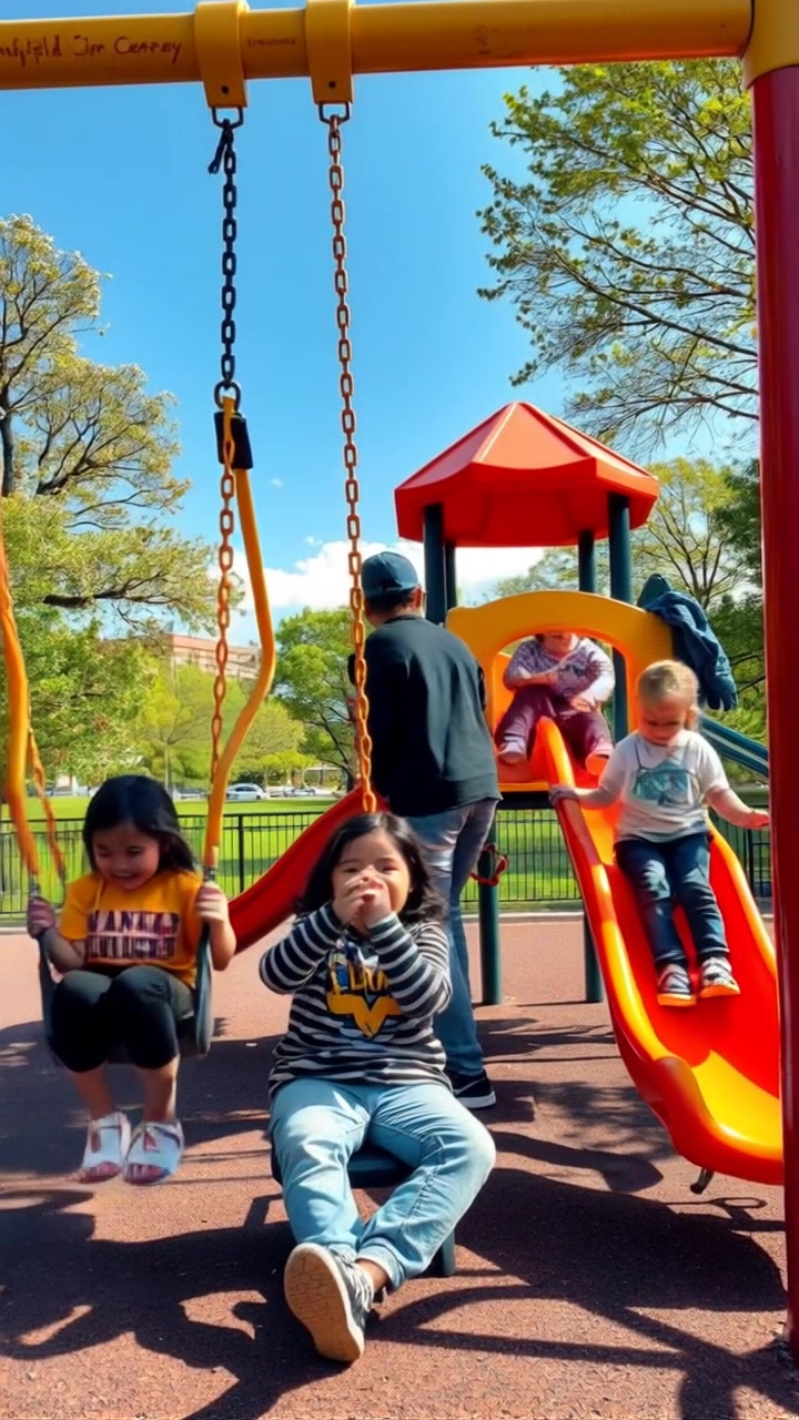 Playground Adventures: The Joy of Childhood