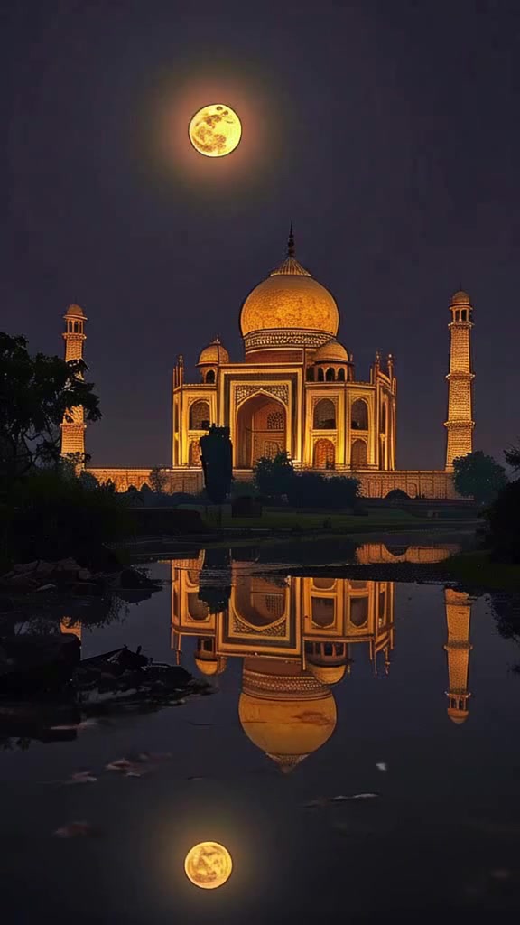 Taj Mahal की रात