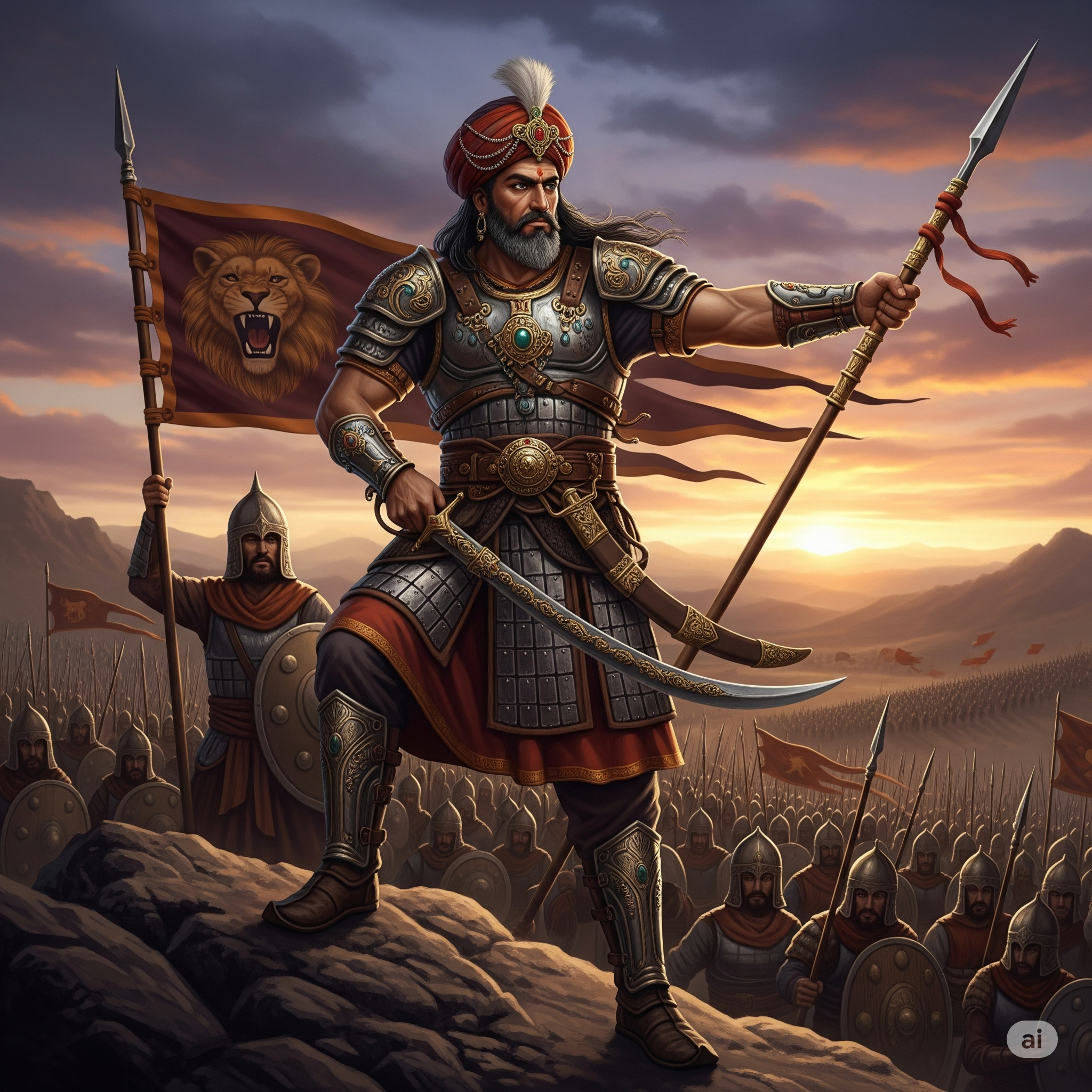 Dasarajna Krieg: Der Kampf der Zehn Könige, 1500 v. Chr.