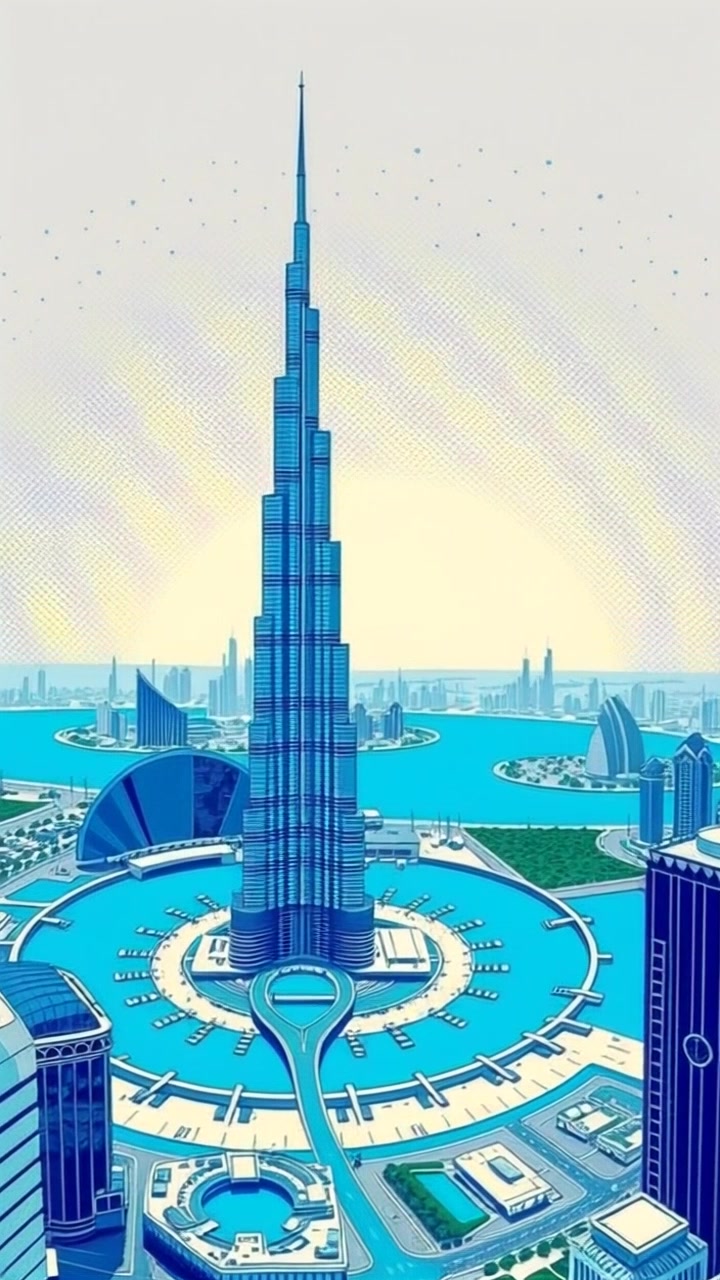 Dubai's Burj Khalifa: New Year Spectacle in 30 Seconds!