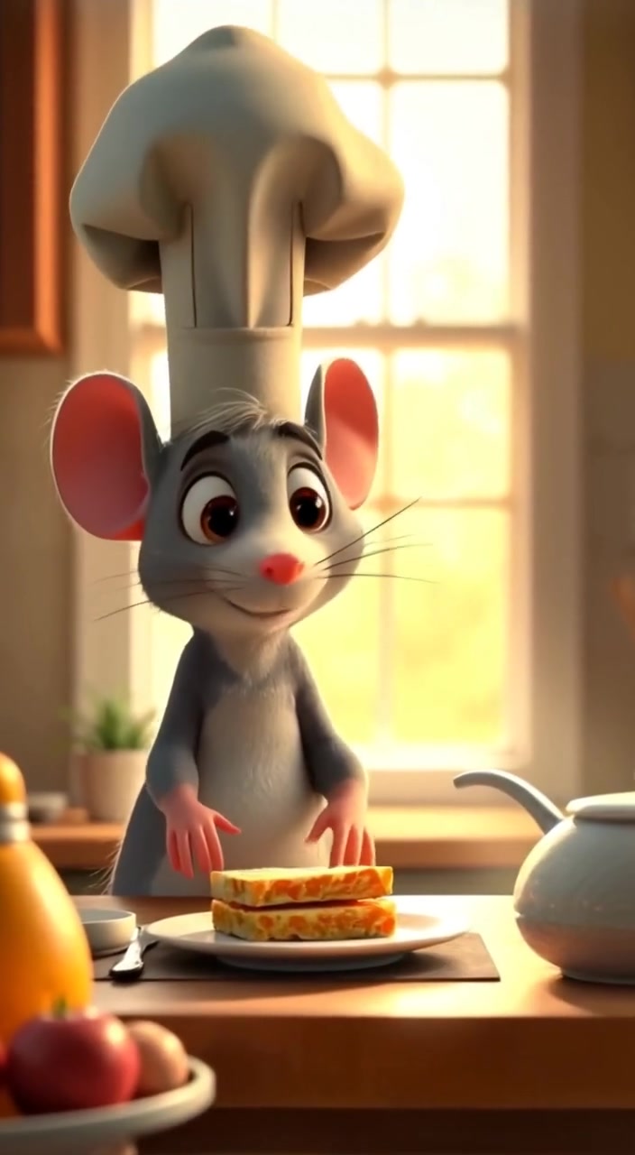 The Hilarious Breakfast Fiasco: A Mouse in the Kitchen!