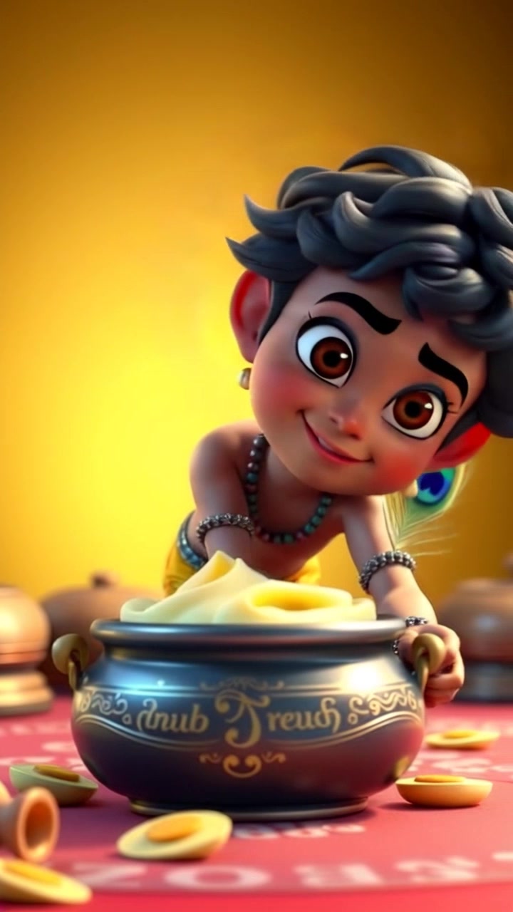 श्री कृष्ण की माखन चोरी: गोपियों की शरारत