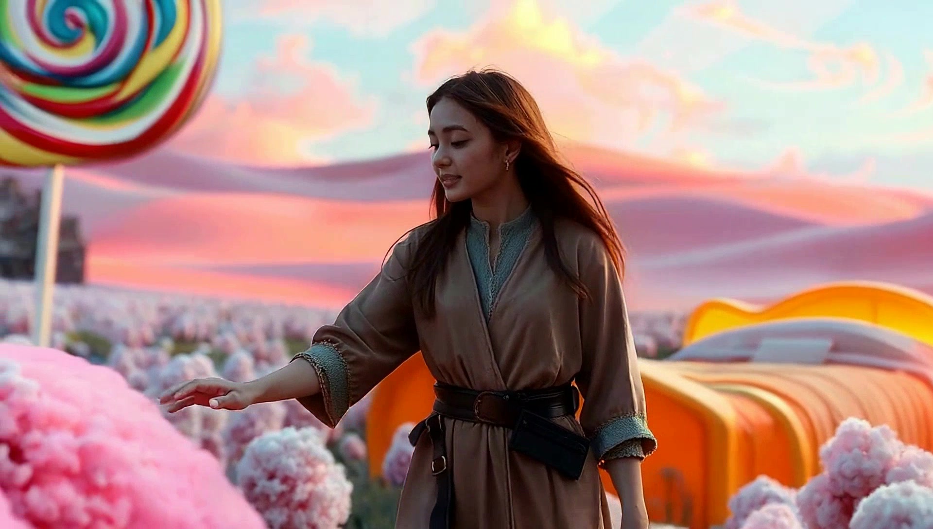 Dreams of Citrus: The Enchanted Orange Bed