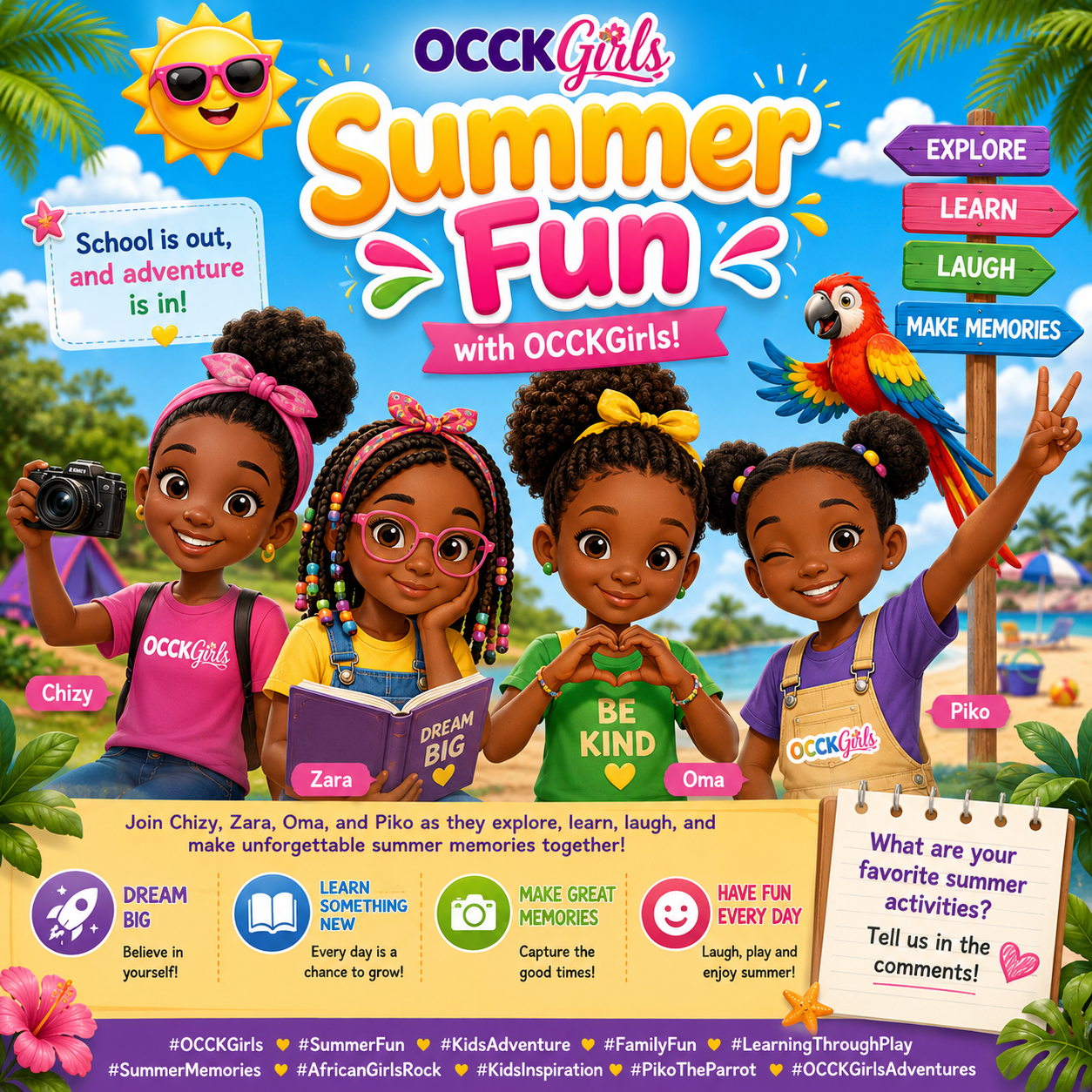 Unforgettable Summer Adventures with OCCKGirls!